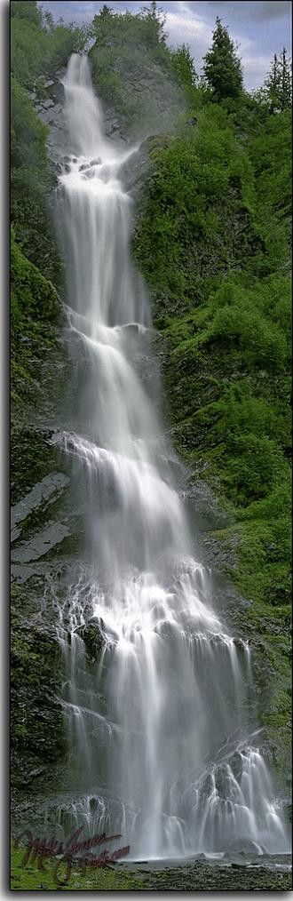 Photo:  Bridal Veil Falls, Valdez